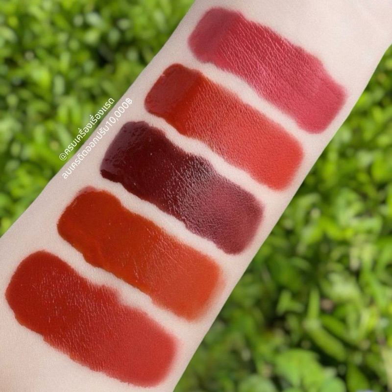 เซ็ตลิป​ ลิป ลิปกันน้ำ Vongee Lipstick 5 แท่ง 5 สี โทนอิฐ รูปที่ 7