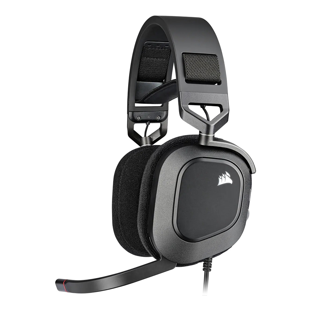 HEADSET (หูฟัง) CORSAIR HS80 RGB USB (CARBON) (CA-9011237-AP)