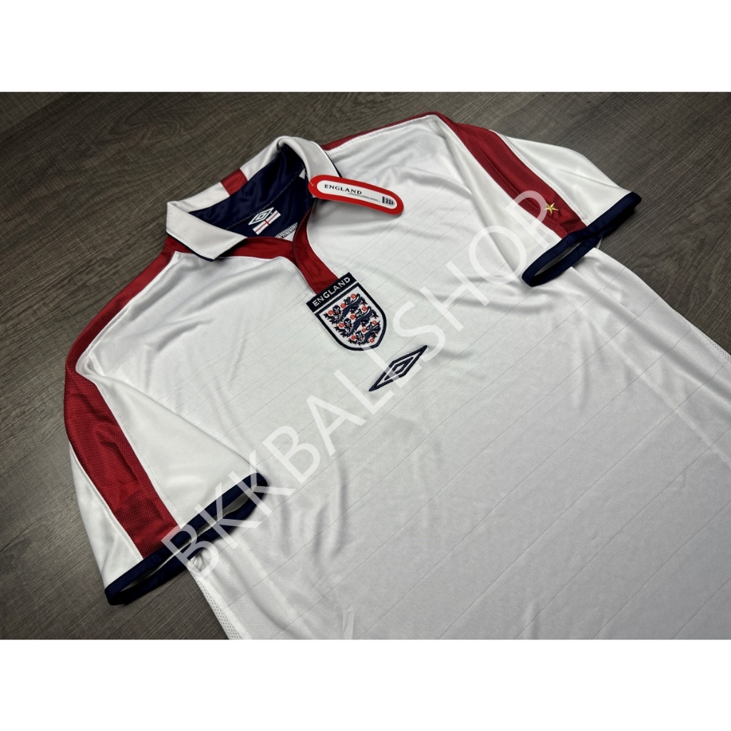 [Retro] - เสื้อฟุตบอล ย้อนยุค ทีมชาติ England Home อังกฤษ เหย้า ฟุตบอล ยูโร 2004