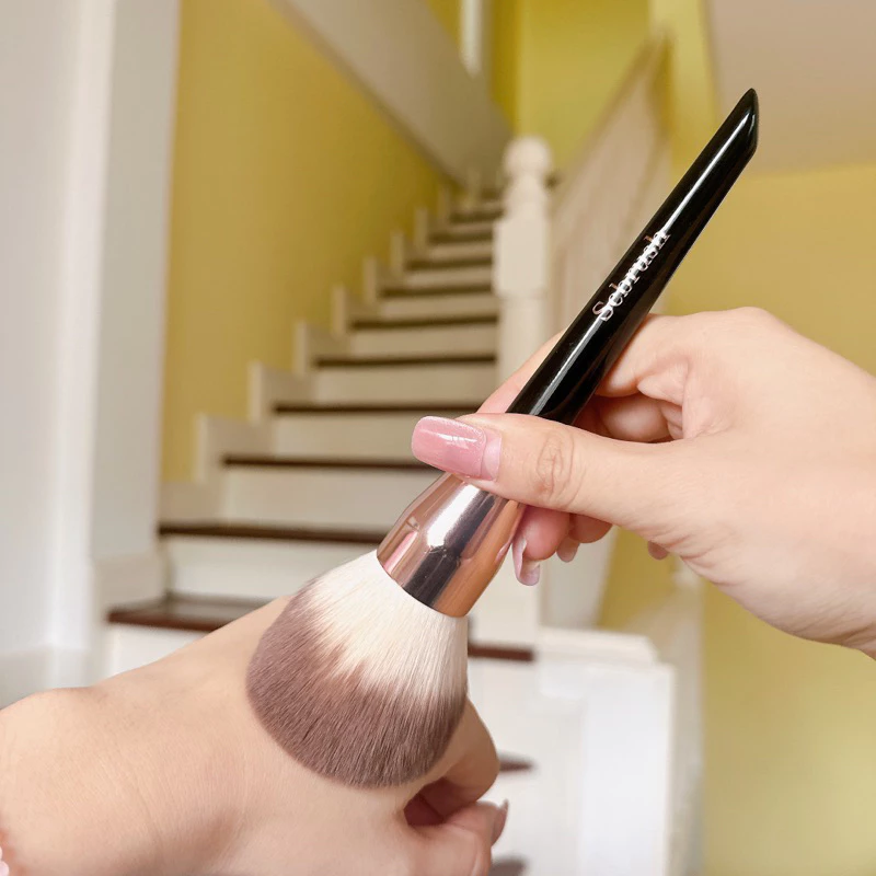 Scbrush Powder Brush with Cover | แปรงลงแป้งมีปลอกปิด แปรงสำหรับลงแป้ง thumbnail 8