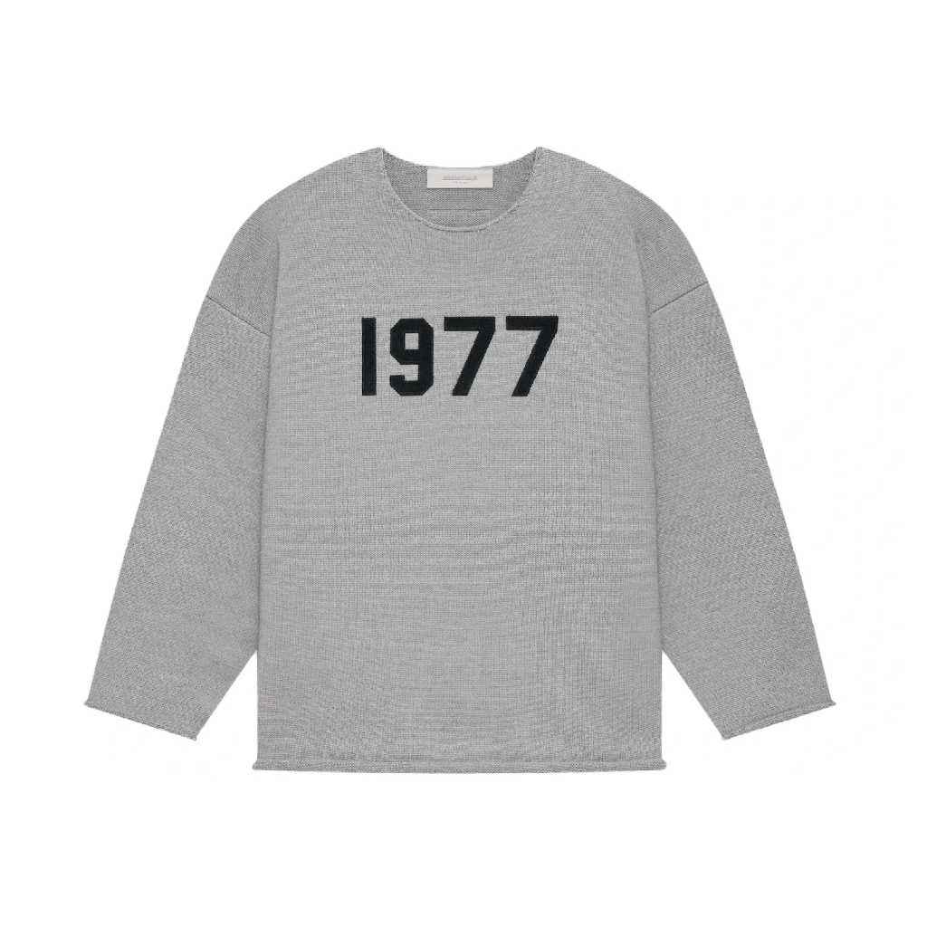 FOG – ESSENTIALS Raw Edge Sweater (DARK OATMEAL)