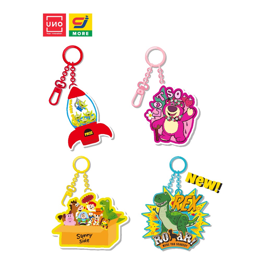 UNO พวงกุญแจอะคริลิค Toy Story รุ่น 049 ลิขสิทธิ์แท้
