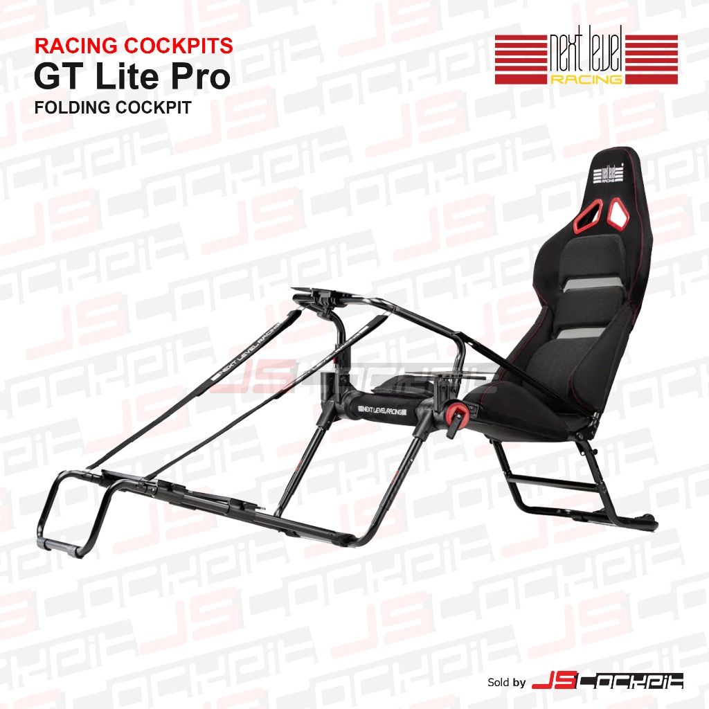Next Level Racing รุ่น GT LITE PRO (ไม่รวมจอยพวงมาลัย) Full Cockpit พับเก็บได้