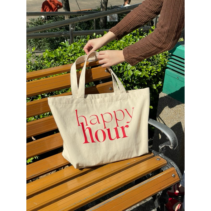 กระเป๋าผ้า Holiday bag ผ้าลายสอง cotton 100%