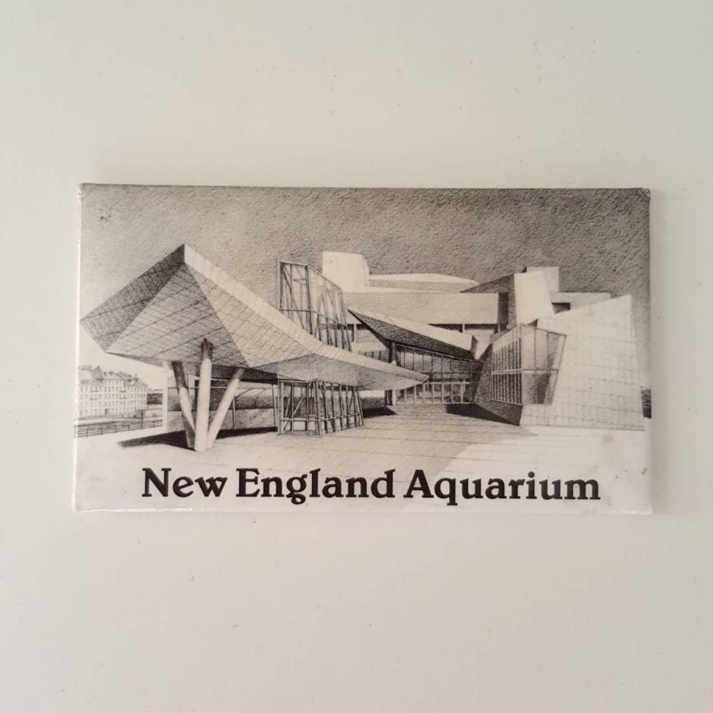 แม่เหล็กติดตู้เย็น Magnet New England Aquarium ของสะสม ของแท้  - ของมือสอง
