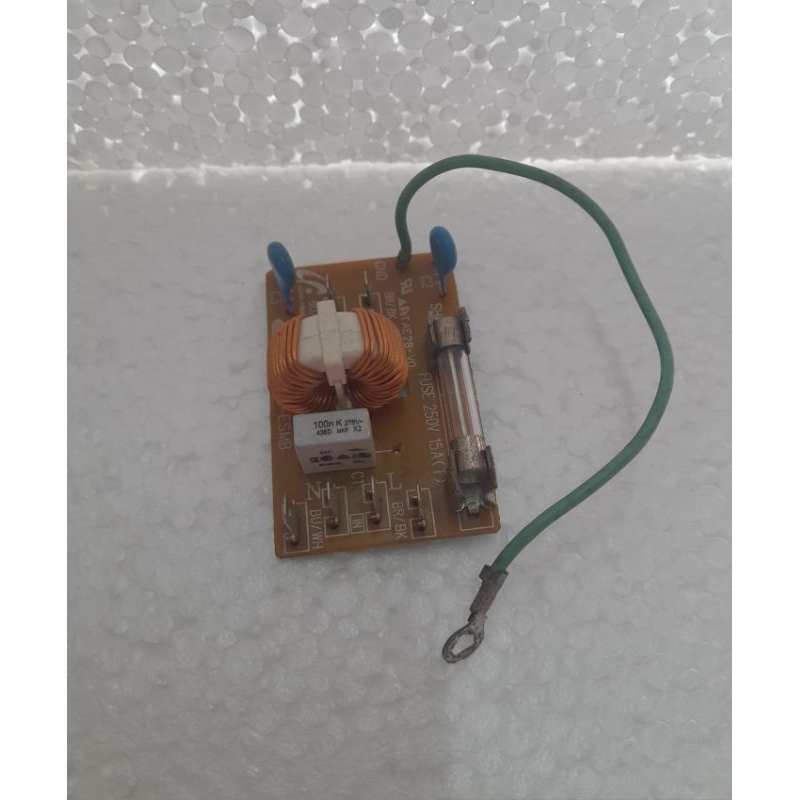 บอร์ดไฟเข้าไมโครเวฟ SAMSUNG รุ่น GE711K มือสองของแท้ 100% แถมฟิวส์ 15A.