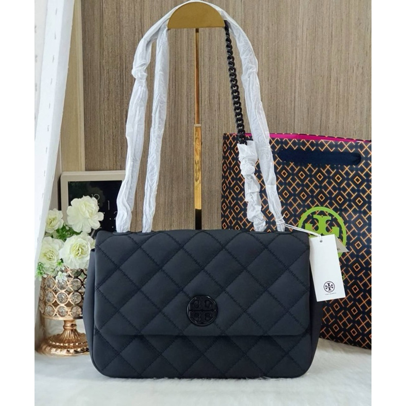 ✅🎀(สด-ผ่อน) 149681 กระเป๋า 11 นิ้ว TORRY Willa Matte Shoulder Bag