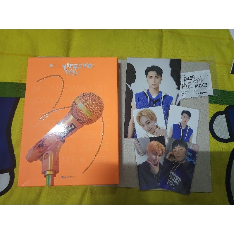 พร้อมส่ง อัลบั้ม ENHYPEN 'MANIFESTO DAY1' + Benefit WV Global Hologram JAY & SUNOO