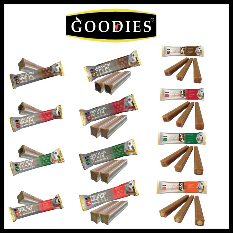 Goodies Dental Bar ขนมขัดฟันสุนัข ขนาด 85 กรัม