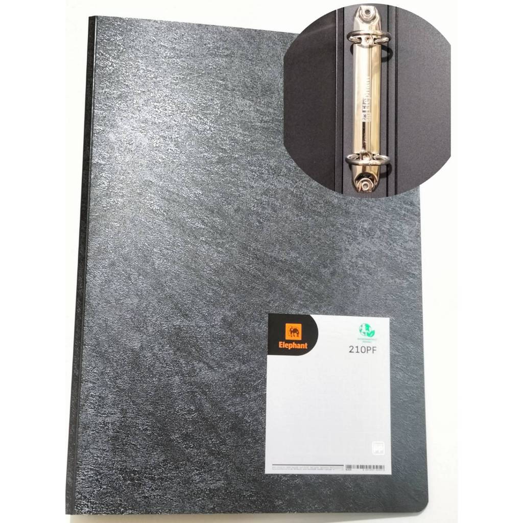 แฟ้ม 2 ห่วง ตราช้าง elephant รุ่น 210PF