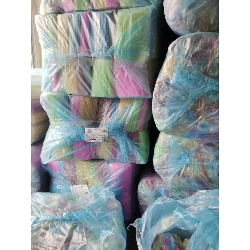 หลอดกาแฟคละสียกมัด50แพ็ค(1*5*10)