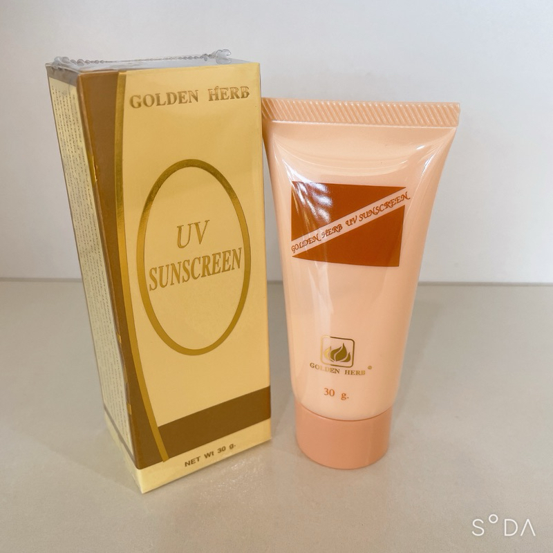 ราคาสมาชิกทักแชทค่ะ *กันแดดซันสกรีน โกลเด้นเฮิร์บกันแดดเนื้อเนียนบางเบาไม่มันช่วยบำรุงผิวหน้าหน้าขาวใสอย่างเป็นธรรมชาติ