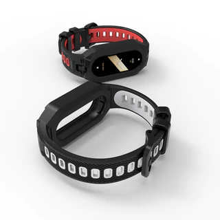 2 In 1 สายนาฬิกาข้อมือซิลิโคน + เคสสําหรับ Xiaomi Mi Band 8 7 6 5