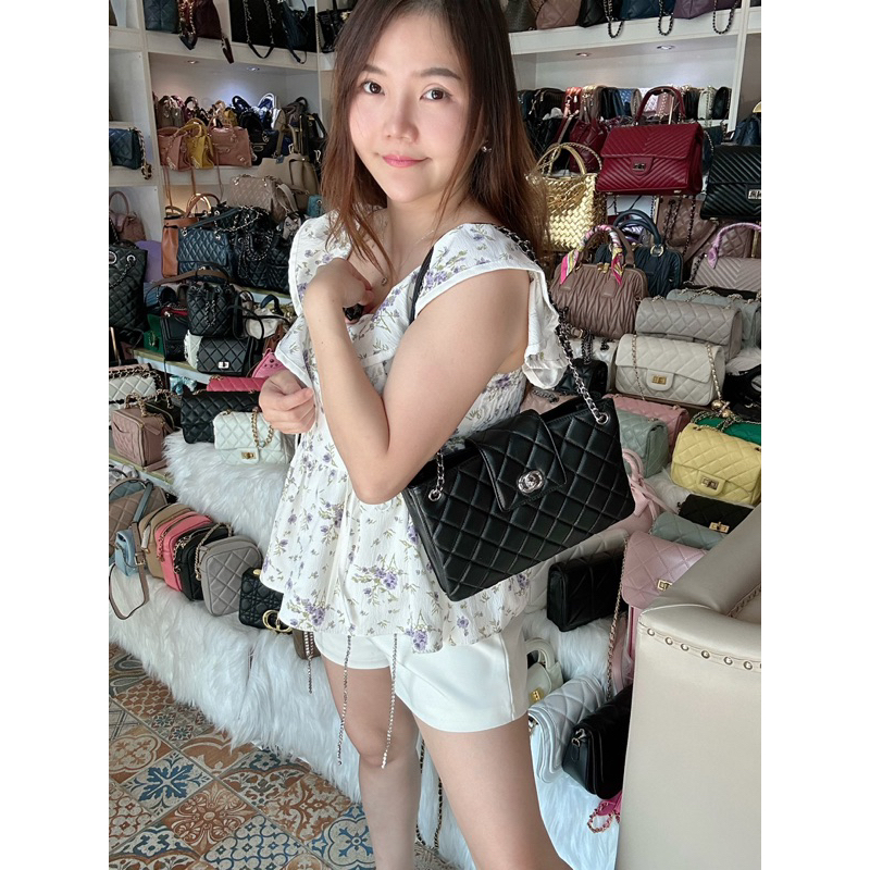 Seal 27cm กระเป๋าหนังแกะ แบรนด์Lovera