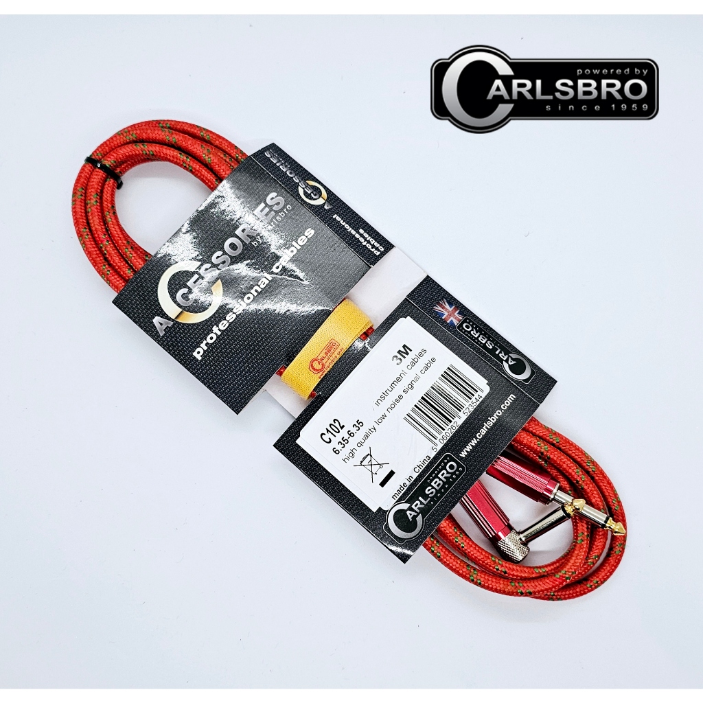 สายเเจ๊คกีตาร์carlsbro No.C102 สายสัญญาณเสียง TS