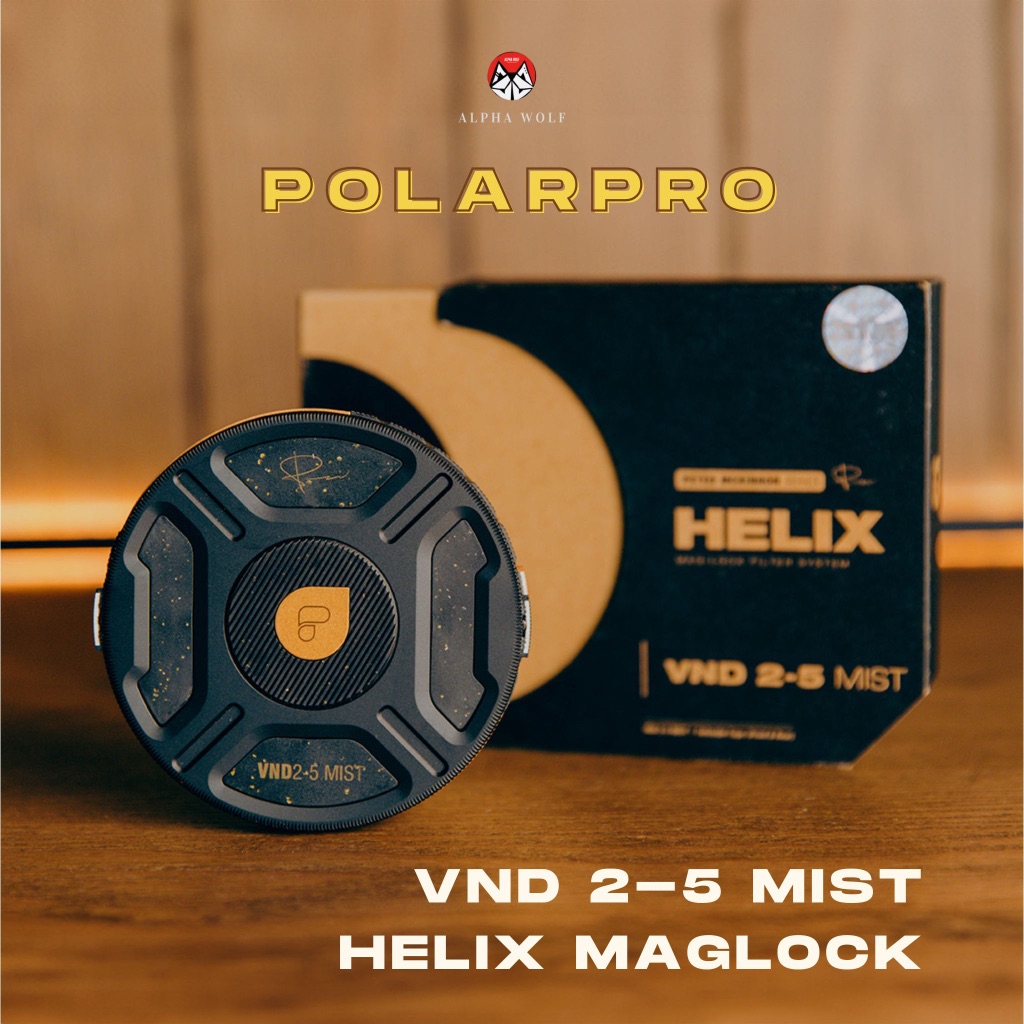 PolarPro Helix MagLock VND 2-5 / 6-9 Stop Mist Filter | Peter McKinnon Series ประกันศูนย์ไทย 1 ปี