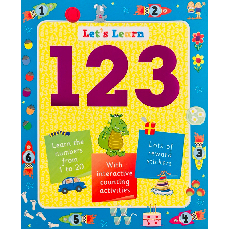 (Age3+) Let's Learn 123 Activity Book (Igloo Math) สมุดกิจกรรมเสริมพัฒนาการสำหรับเด็ก