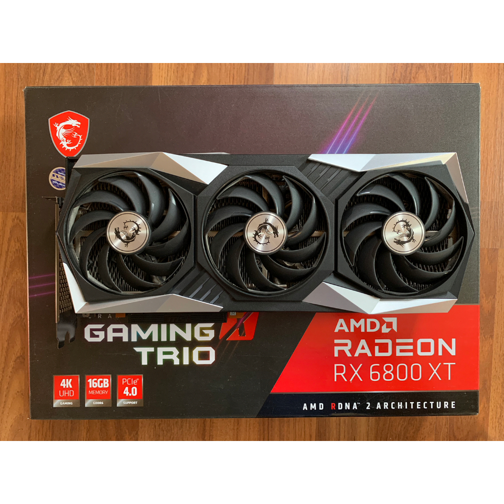 การ์ดจอ RX 6800XT มือสองประกันไทย