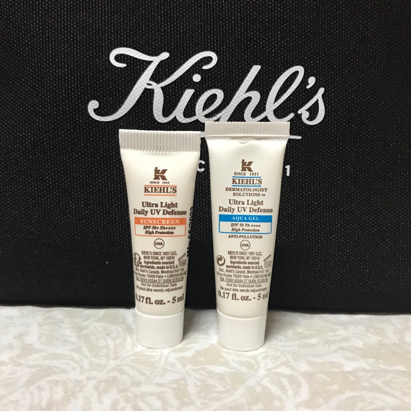 แท้💯%🌸ป้ายชอปไทย🌸3&amp;5mL🌸ครีมกันแดด Kiehl’s ultra light daily UV defense sunscreen