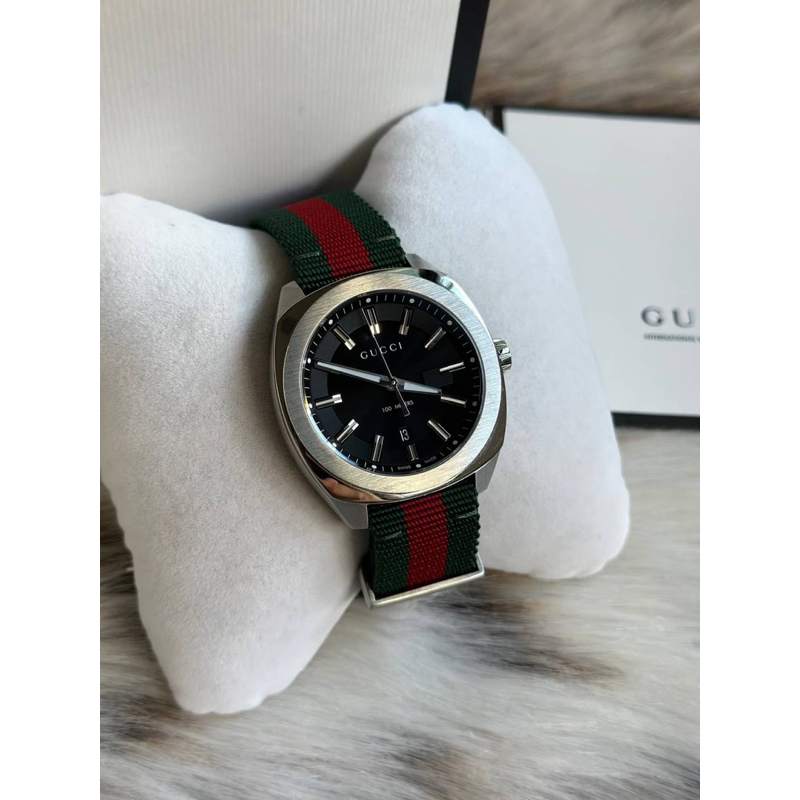 ⌚️Gucci GG2570 Black Dial Date Men'watch