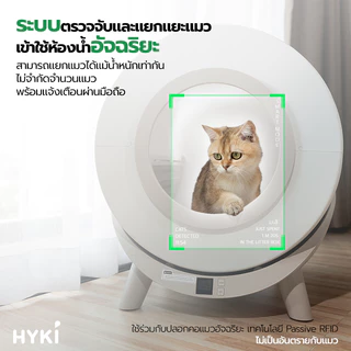 HYKI - NOTTY Global Version - ห้องน้ำแมวอัตโนมัติ NOTTY by HYKI