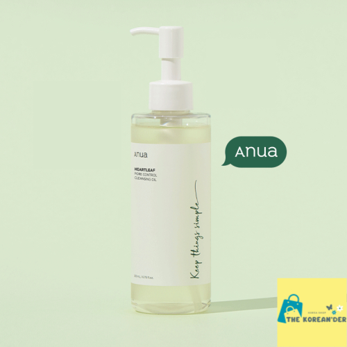 [พร้อมส่ง] Anua Heartleaf Pore Control Cleansing Oil 200ml น้ำมันทำความสะอาดรูขุมขน เกาหลี คลีนซิ่งออยล์