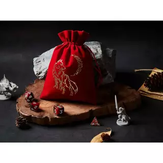 Velvet Dice Bag | ถุงผ้ากำมะหยี่สำหรับ บอร์ดเกมส์ | Dungeons and Dragons Dice | DnD Dice Set | D&D Dice