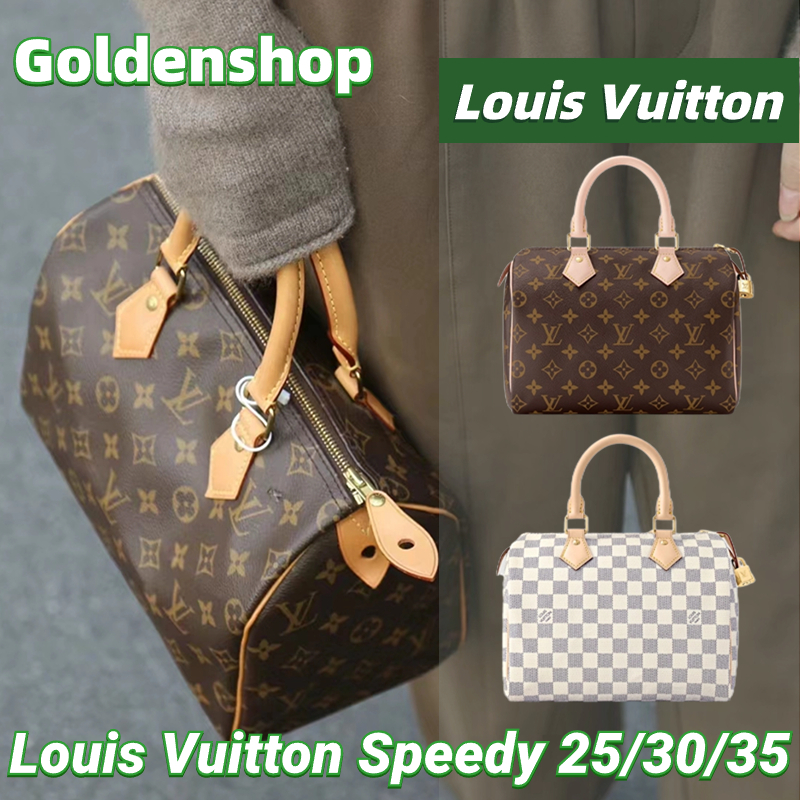 🍒หลุยส์วิตตอง Louis Vuitton Speedy 25 30 35 Bag กระเป๋า