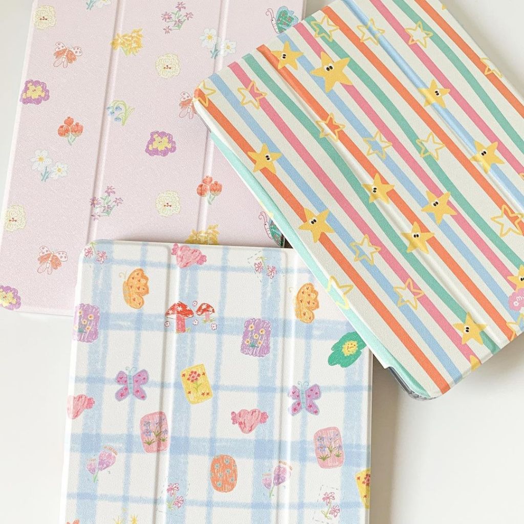 💥24ชั่วโมง💥เคสไอแพด Air7 ดูเดิลน่ารัก เคสiPad Gen11 Gen12 Air8 Case iPad ใส่ปากกาได pro11 2024 Air6