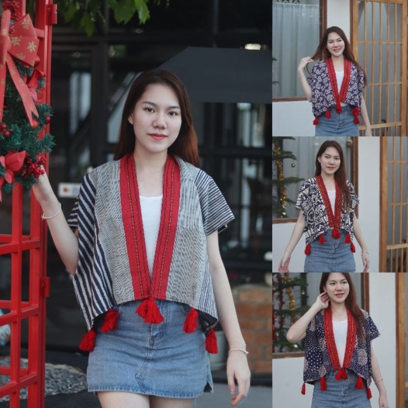 (สินค้าพร้อมส่ง) ผ้าฝ้ายพื้นเมืองเชียงใหม่ .ผ้าฝ้าย พิมพ์ลายไทย ใส่สบาย...มีบริการเก็บปลายทาง
