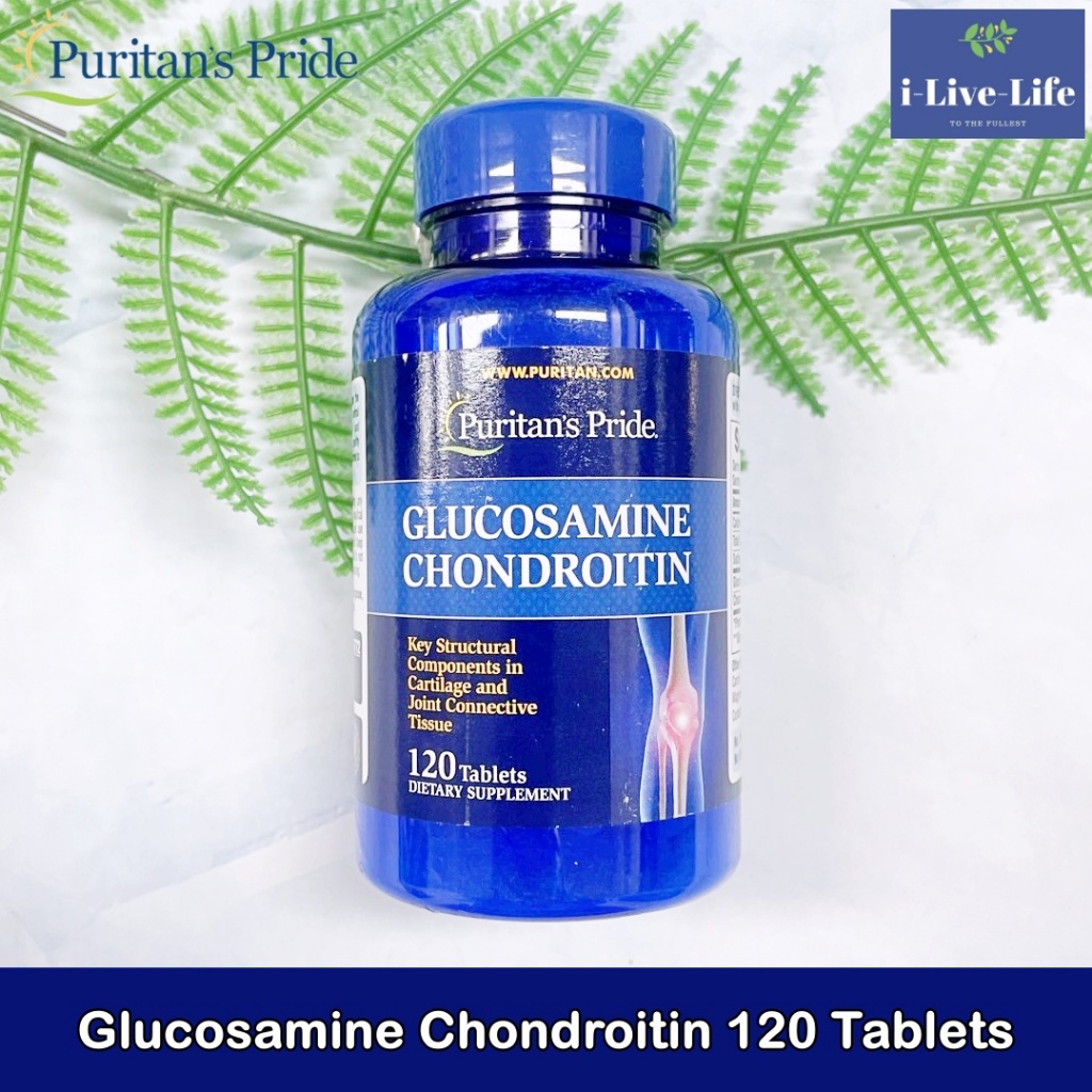 กลูโคซามีน คอนดรอยติน Glucosamine Chondroitin 120 Tablets - Puritan's Pride