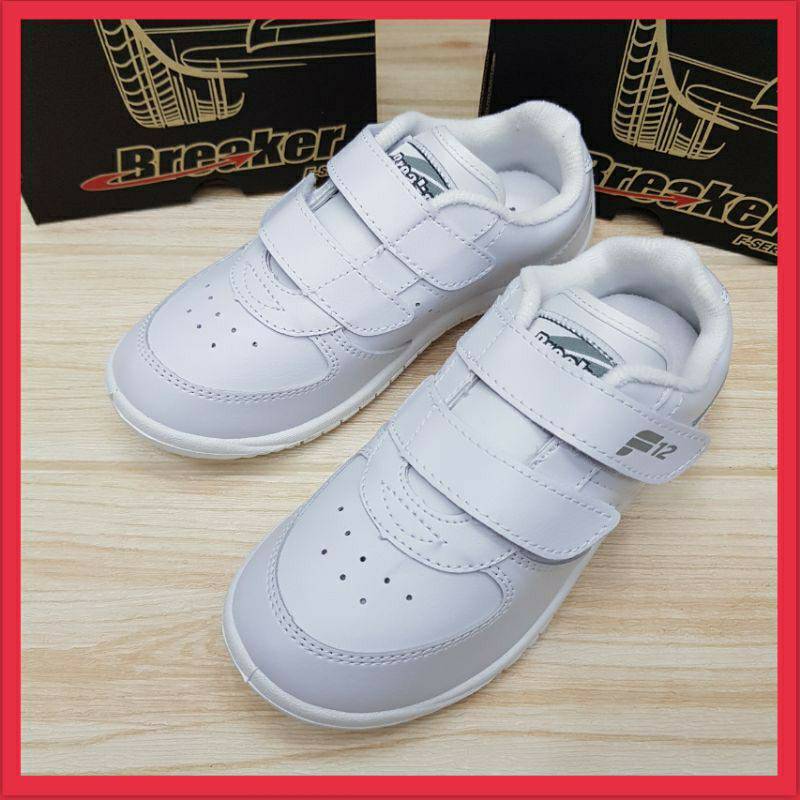 รองเท้าเบรกเกอร์ F12 ผ้าใบแบบเทปแปะ พร้อมส่ง