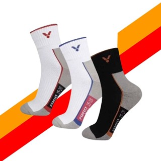 เนื้อผ้าหนานุ่มใส่สบายถุงเท้าข้อสั้นvictor ระบายอากาศดี ซับเ…