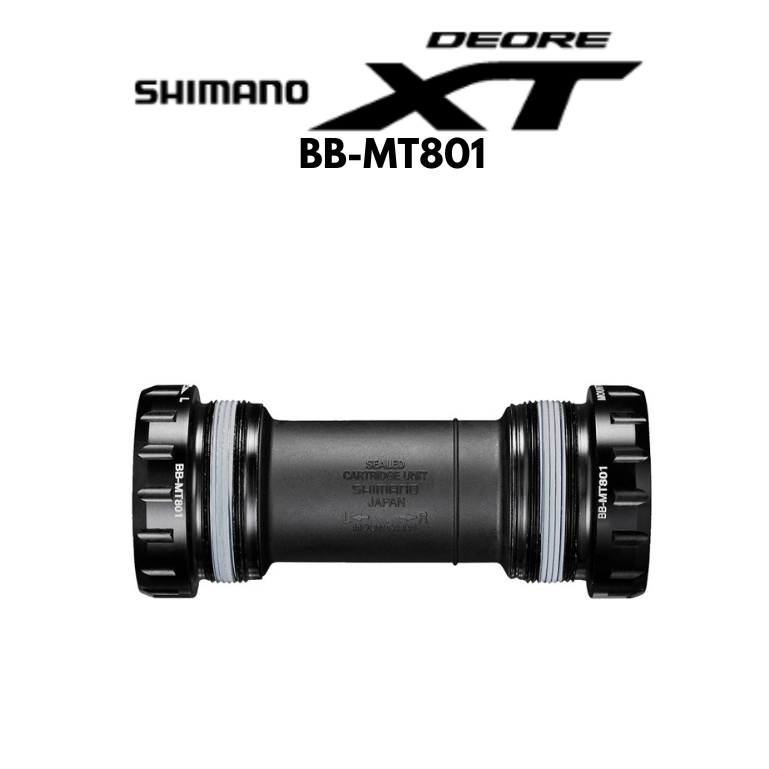 กะโหลกเกลียวจักรยาน Shimano Deore XT BB-MT801 Threaded Bottom Bracket 68/73 mm shell width