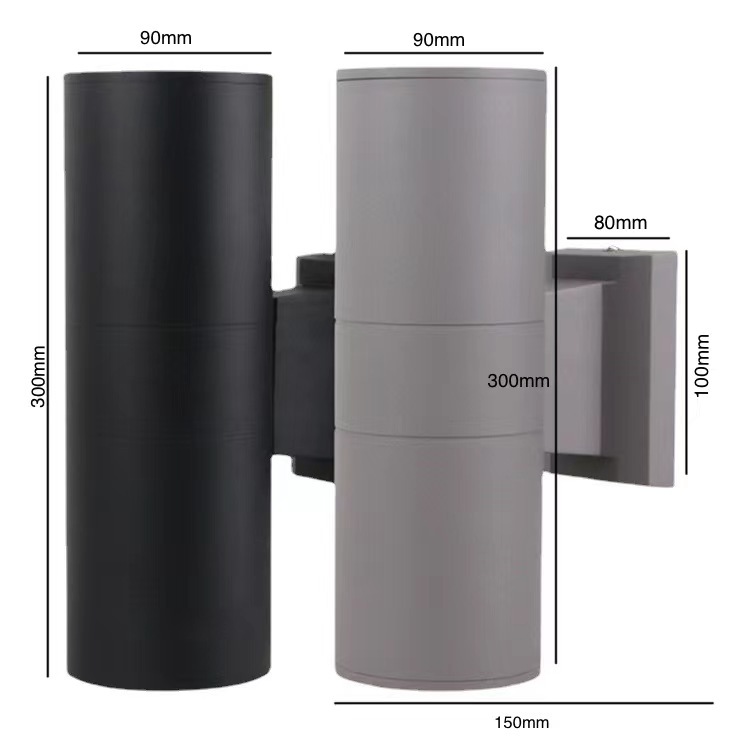 KL-0930โคมไฟติดผนัง อะลูมิเนียม กันฝน เปลี่ยนหลอดไฟได้ ใช้เต้ารับ E27