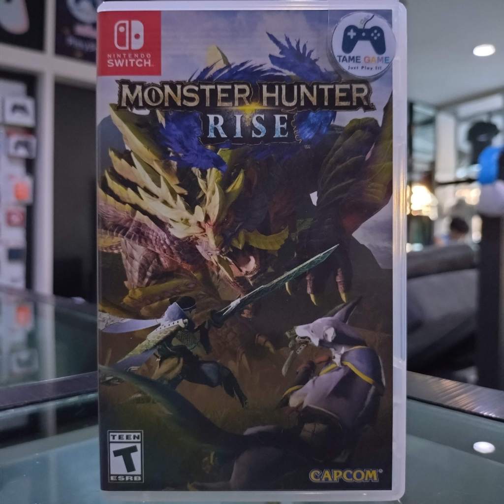 (ภาษาอังกฤษ) มือ2 Nintendo Switch Monster Hunter Rise แผ่นเกม Nintendoswitch มือสอง