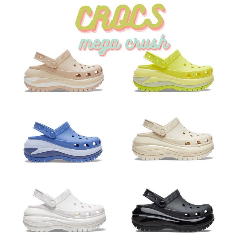 CROCS CLASSIC MEGA CRUSH 🌈✨🇰🇷(ของแท้💯%)