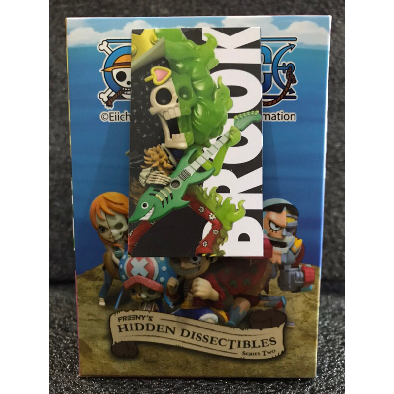 [มือ1/ส่งด่วน] เปิดกล่องแล้ว = Brook : Mighty Jaxx One Piece S.2 Freeny Hidden Dissectibles Series Two ฟิกเกอร์ บรู๊ค