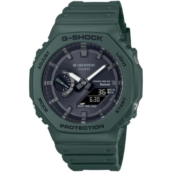 Casio Oak G-SHOCK G-Shock Smartphone Link Casio CASIO จำกัด Solar Ana-Digi นาฬิกา Green สีดำ GA-B2100-3A Reimported Overseas Model [Parallel Import]