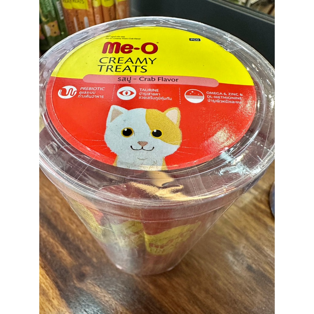 พร้อมส่ง ขนมแมวเลียมีโอ แมวเลีย Meo Creamy Treat กระปุก x 36ซอง และแบบ แพค x 20ซอง รูปที่ 7