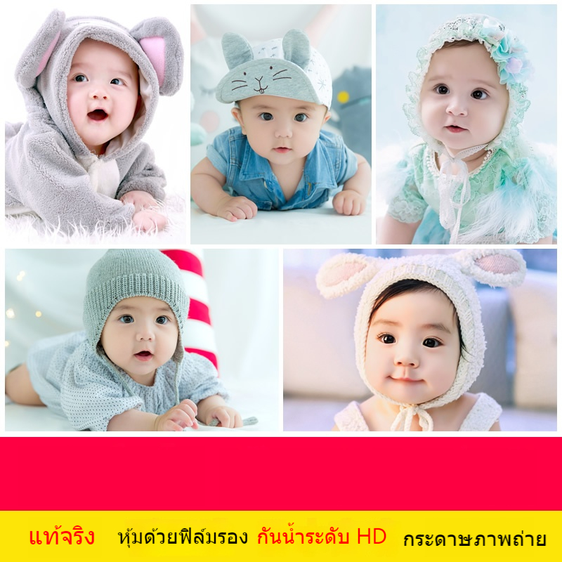 โปสเตอร์ภาพเด็กน่ารัก สำหรับการศึกษาปฐมวัย ชุดภาพทารกชาย-หญิง น่ารักสดใส เหมาะสำหรับติดผนังห้องเด็กและโรงเรียนอนุบาล