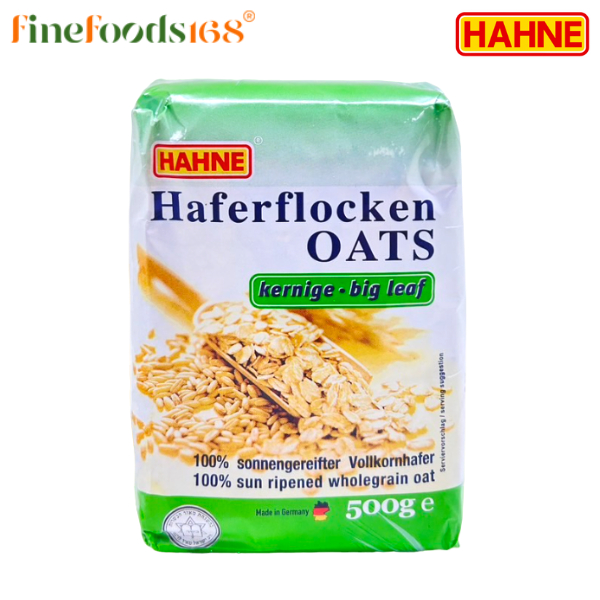 ฮาทเน่ เกล็ดข้าวโอ๊ตหยาบ 500 กรัม Hahne Standard Big Leaff 500 g.
