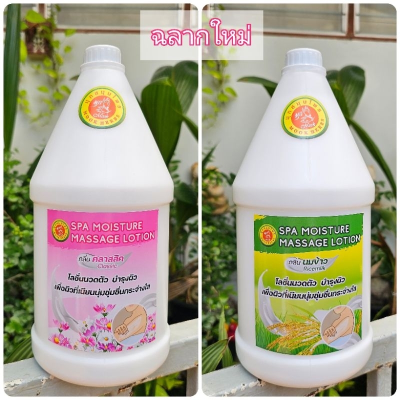 โลชั่นนวดตัวบำรุงผิว 3000ML. by Mook Herbs