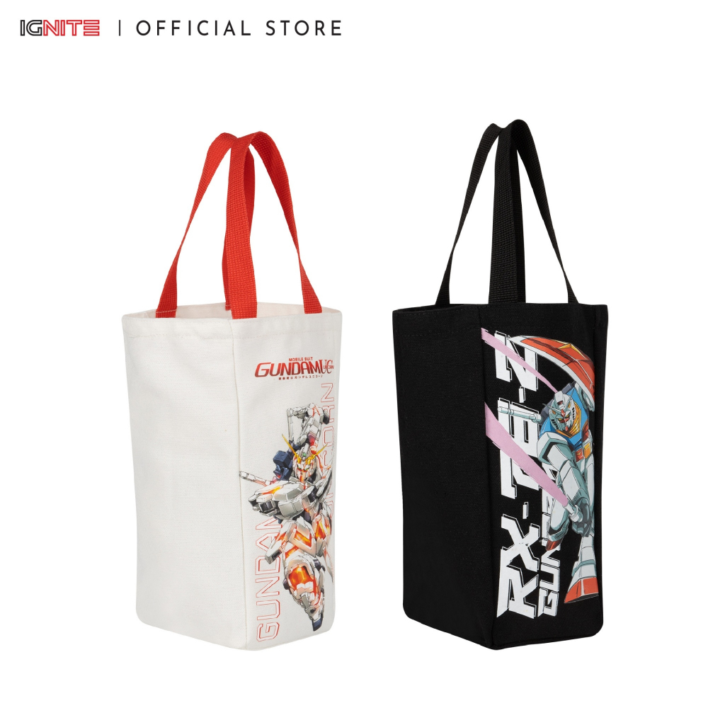 [พร้อมส่ง] IGNITE Tote Bag Tumbler ถุงผ้าใส่แก้วน้ำ Gundam สินค้าลิขสิทธิ์แท้