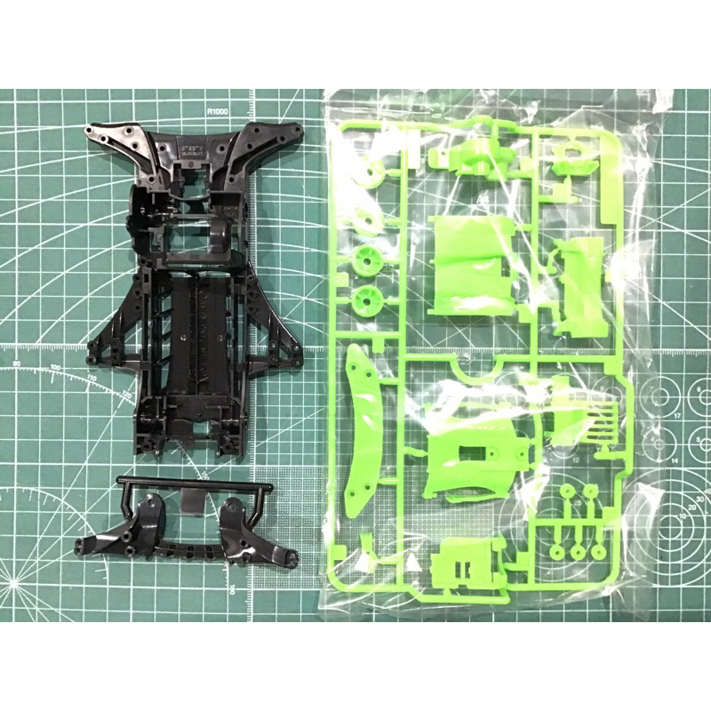 โครง FMA "สีดำ" + พาทเขียว ระเบิดจากรถกล่อง Tamiya ของใหม่ แท้ครับ