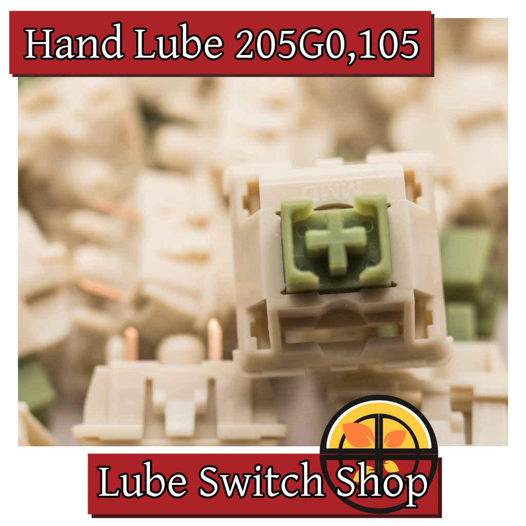 MMD Cream Matcha V4 Full POM - 45,70 ชิ้น ลูปแล้ว Lubed Linear Switch
