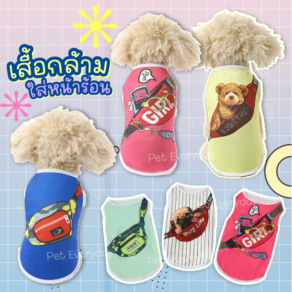 Hot เสื้อสัตว์เลี้ยง กระเป๋าสะพายหลัง สุดเท่ห์ ชุดแมว เสื้อกระต่าย