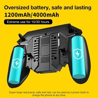 Memo AK77 Gamepad จอย PUBG พร้อมปุ่มยิง 4 ตำแหน่ง พัดลมระบายอากาศ แบตเตอรี่ 1200mAh /4000mAh