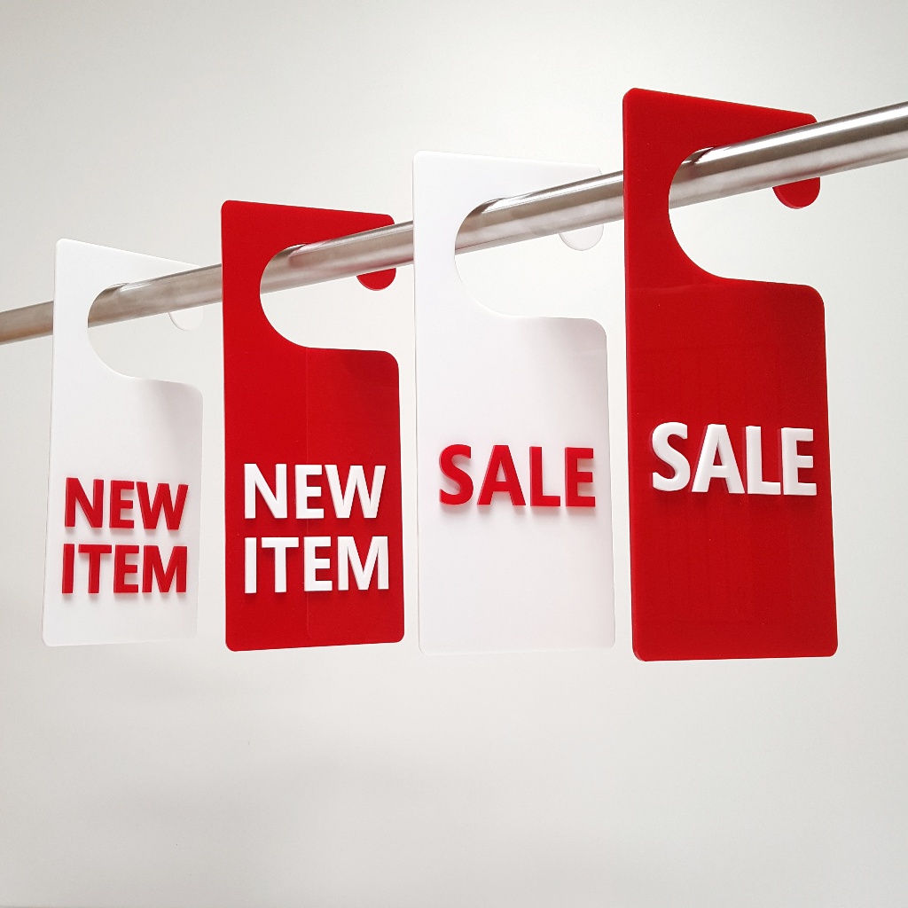 ป้ายอะคริลิค  ป้ายโปรโมชั่น ป้ายsale ป้ายวงกลม  ป้ายแขวน ป้ายห้อยราวผ้า ป้ายส่วนลดสินค้า พร้อมส่ง