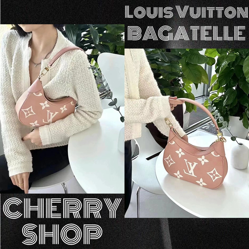 🍒หลุยส์วิตตอง💯Louis Vuitton BAGATELLE BAG กระเป๋าถือ/สะพายสุภาพสตรี M46112